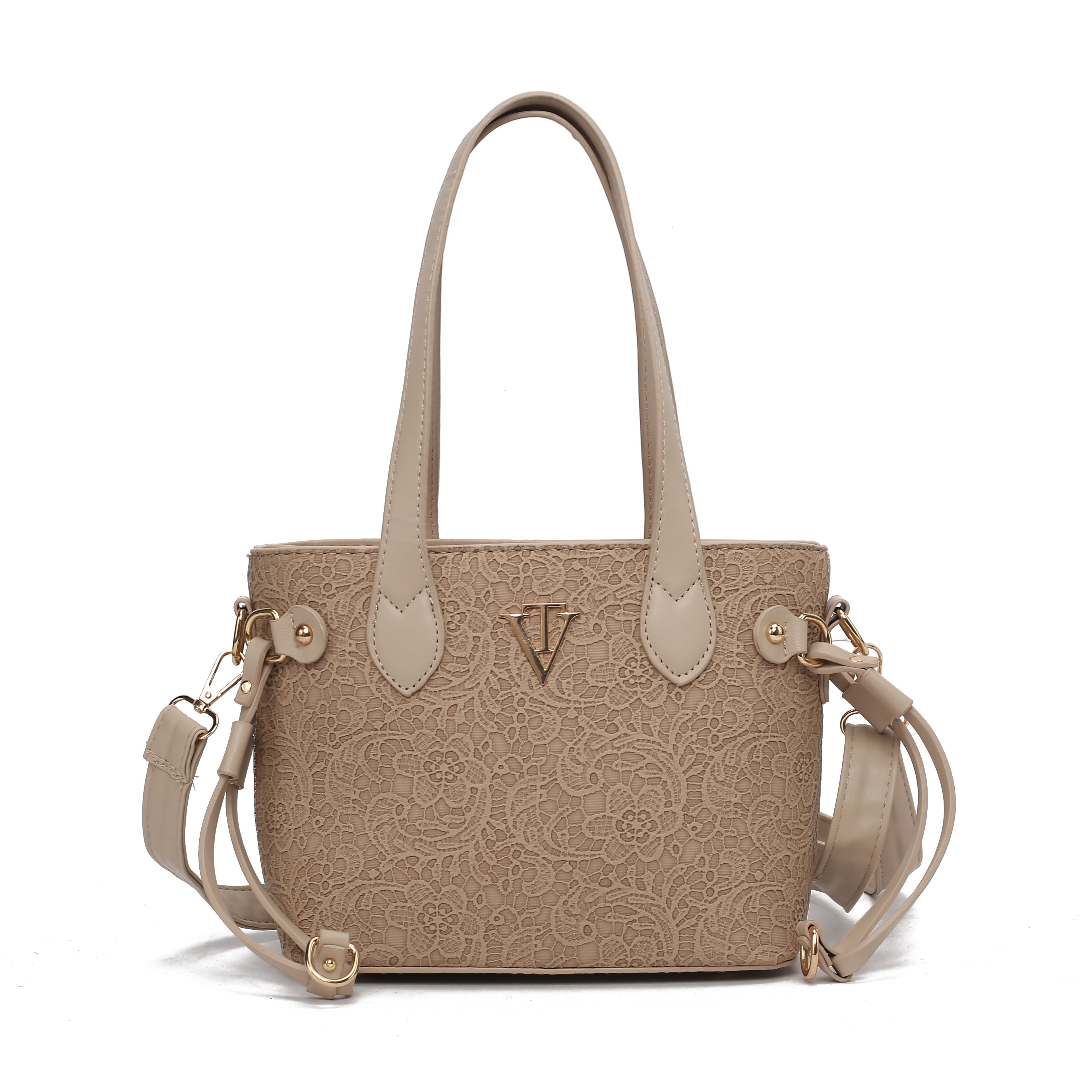 SMALL PASTEL LACE FLOW TOTEBAG