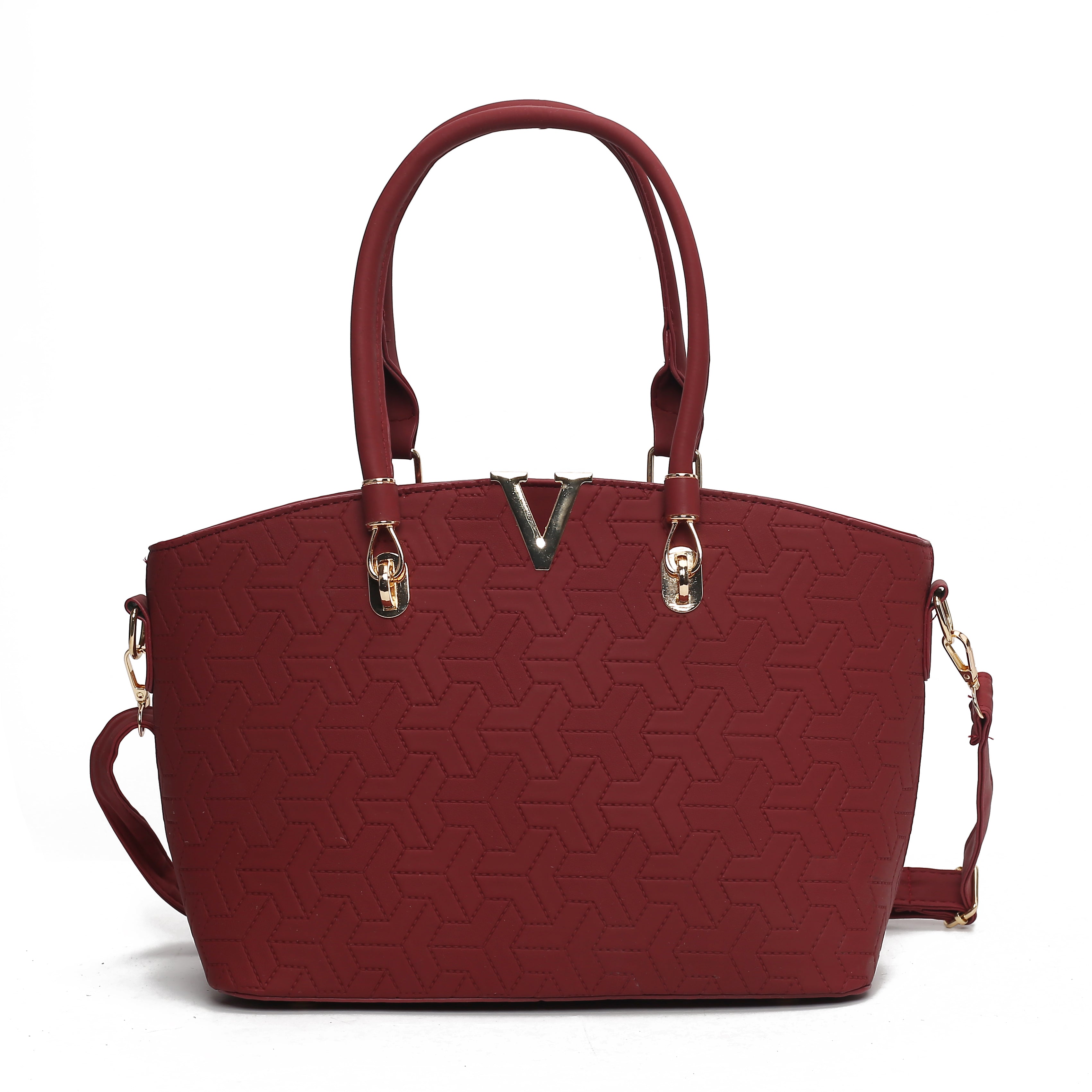 STYLISH SYMMERTICAL V HANDBAG