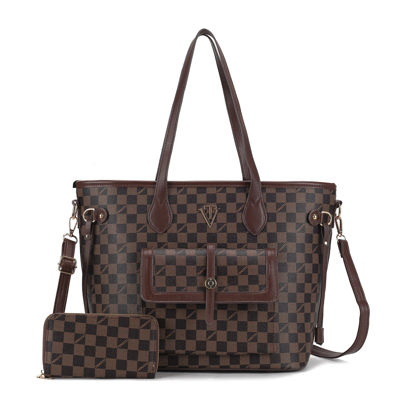 Monogram Everfull Tote Bag with Wallet
