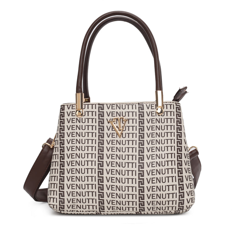 Double compartment Venutti Alpha Letter Bag