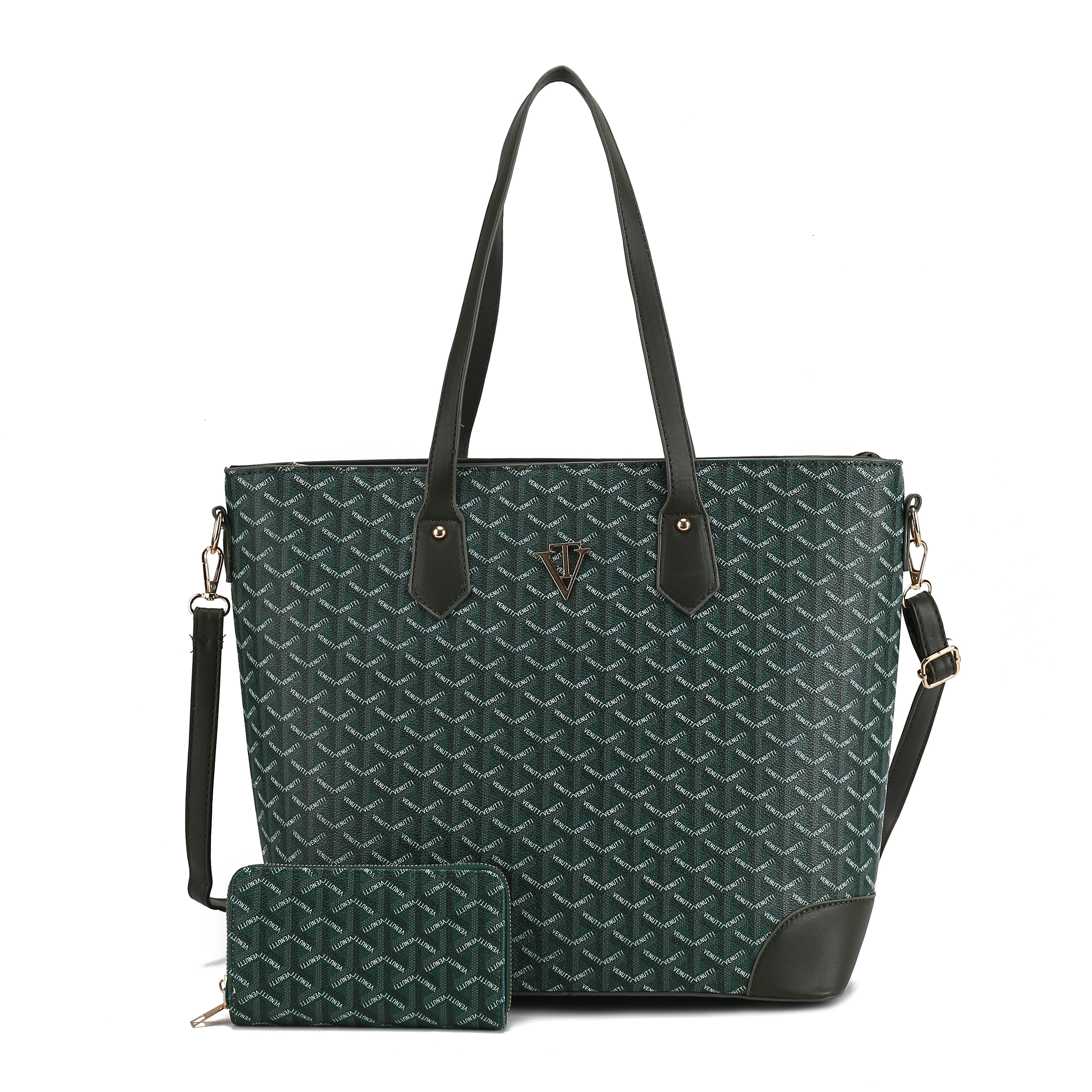 Tall TriPrint Tote Bag with wallet