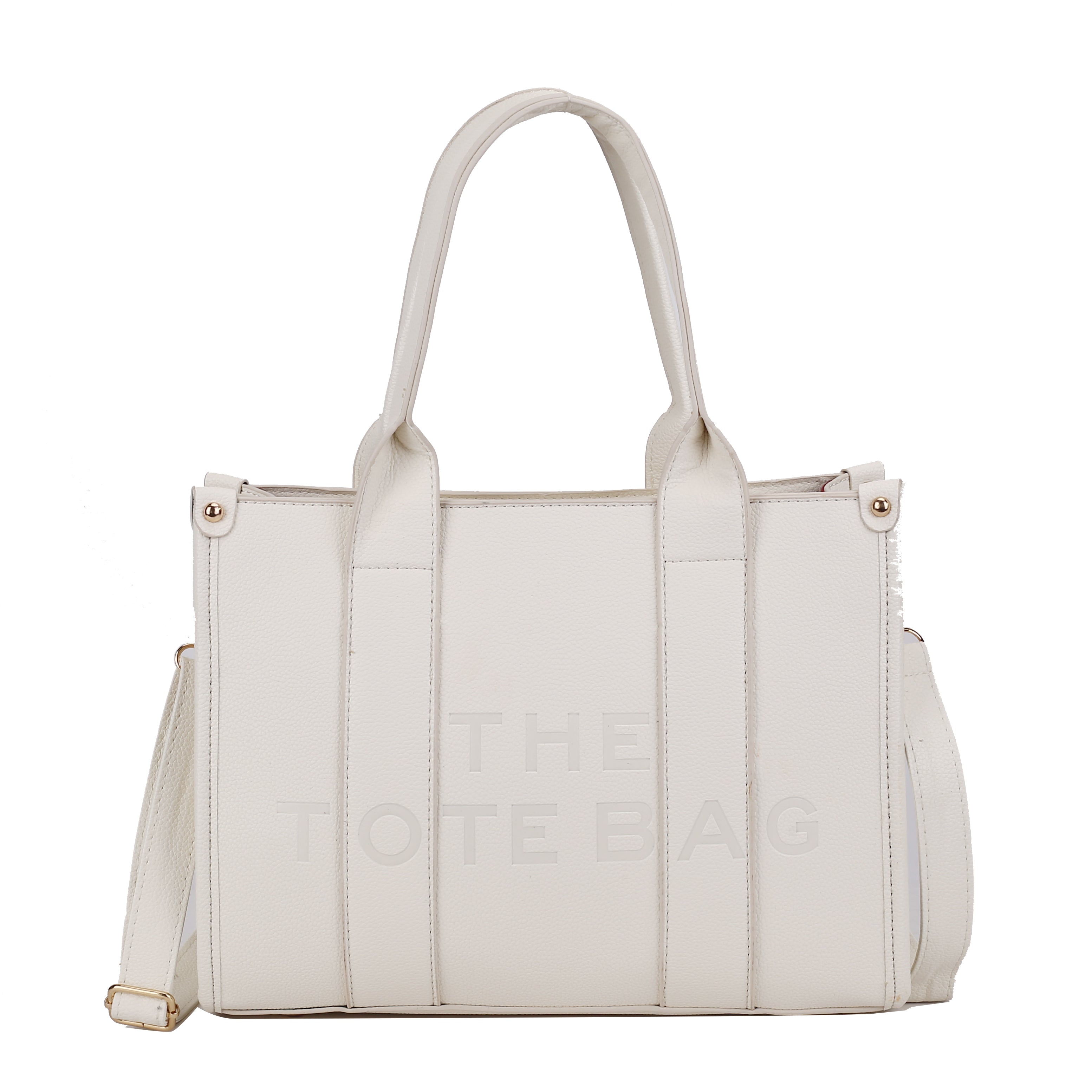 MEDIUM EMBOSSED THE TOTE BAG