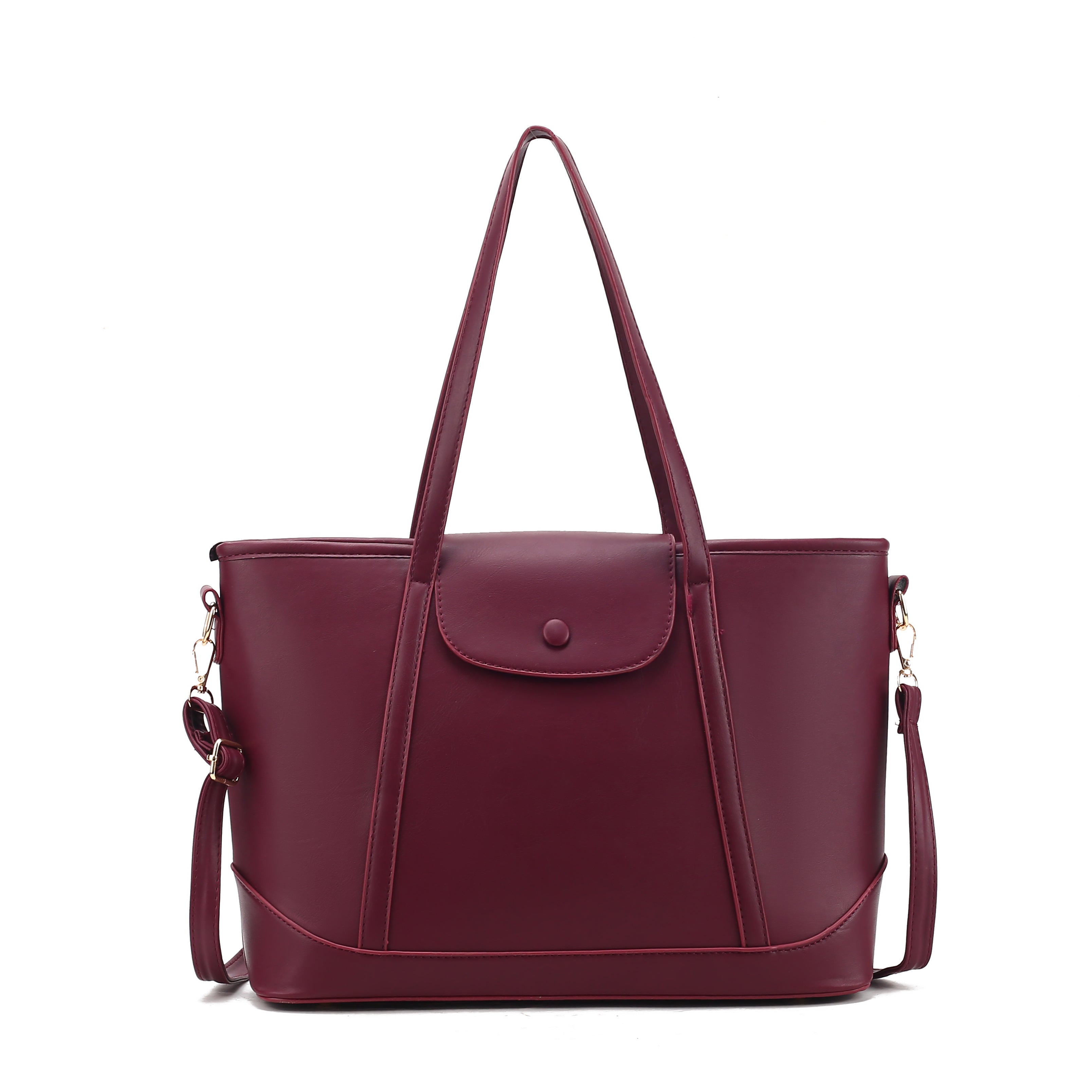 Posh Leather Tote Bag