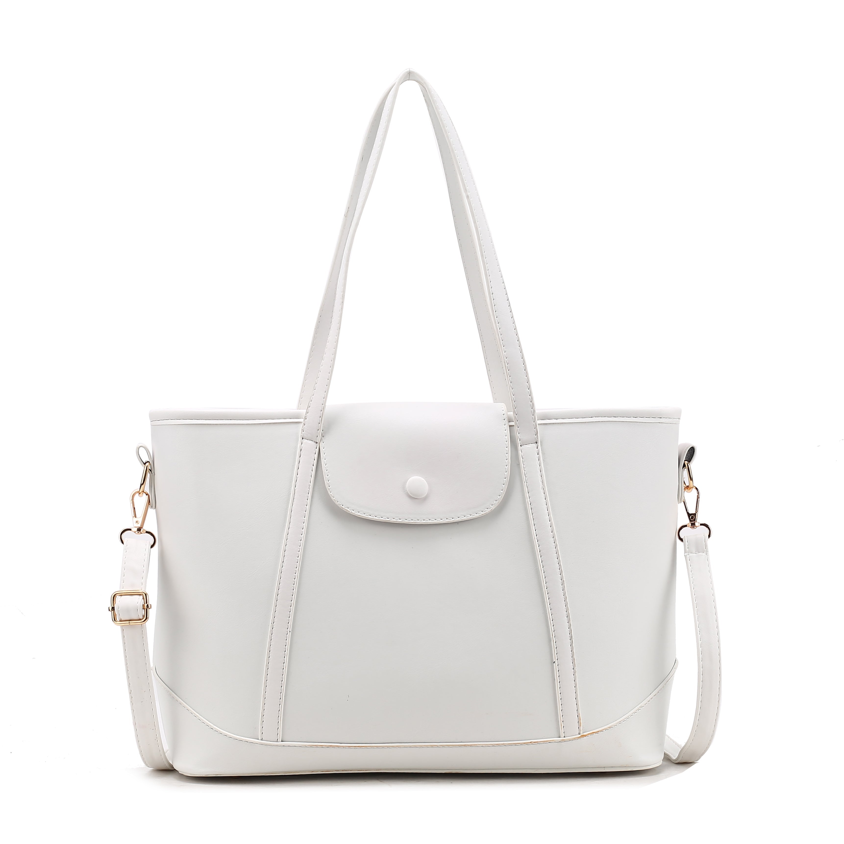 Posh Leather Tote Bag