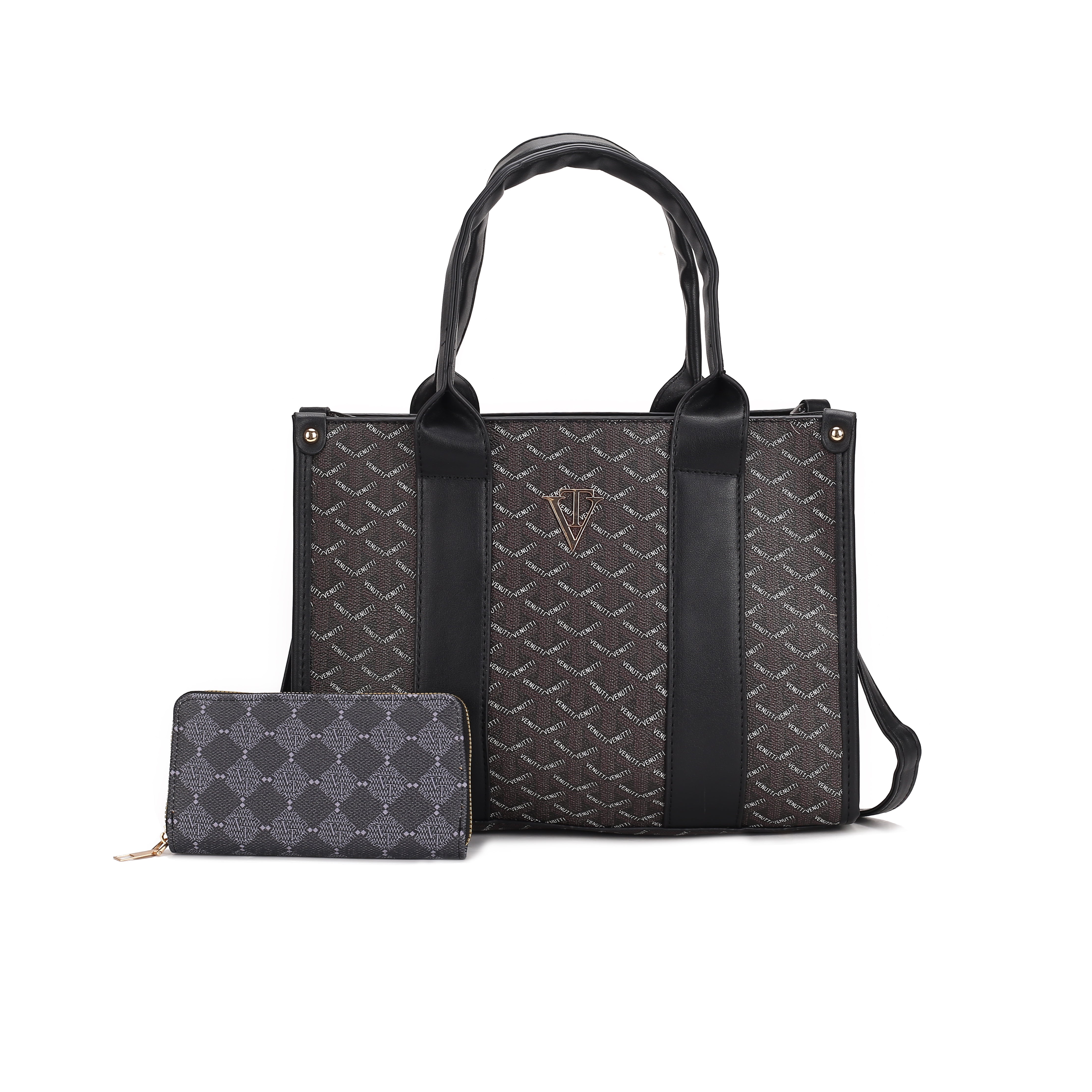 Medium TriPrint Tote Bag with wallet