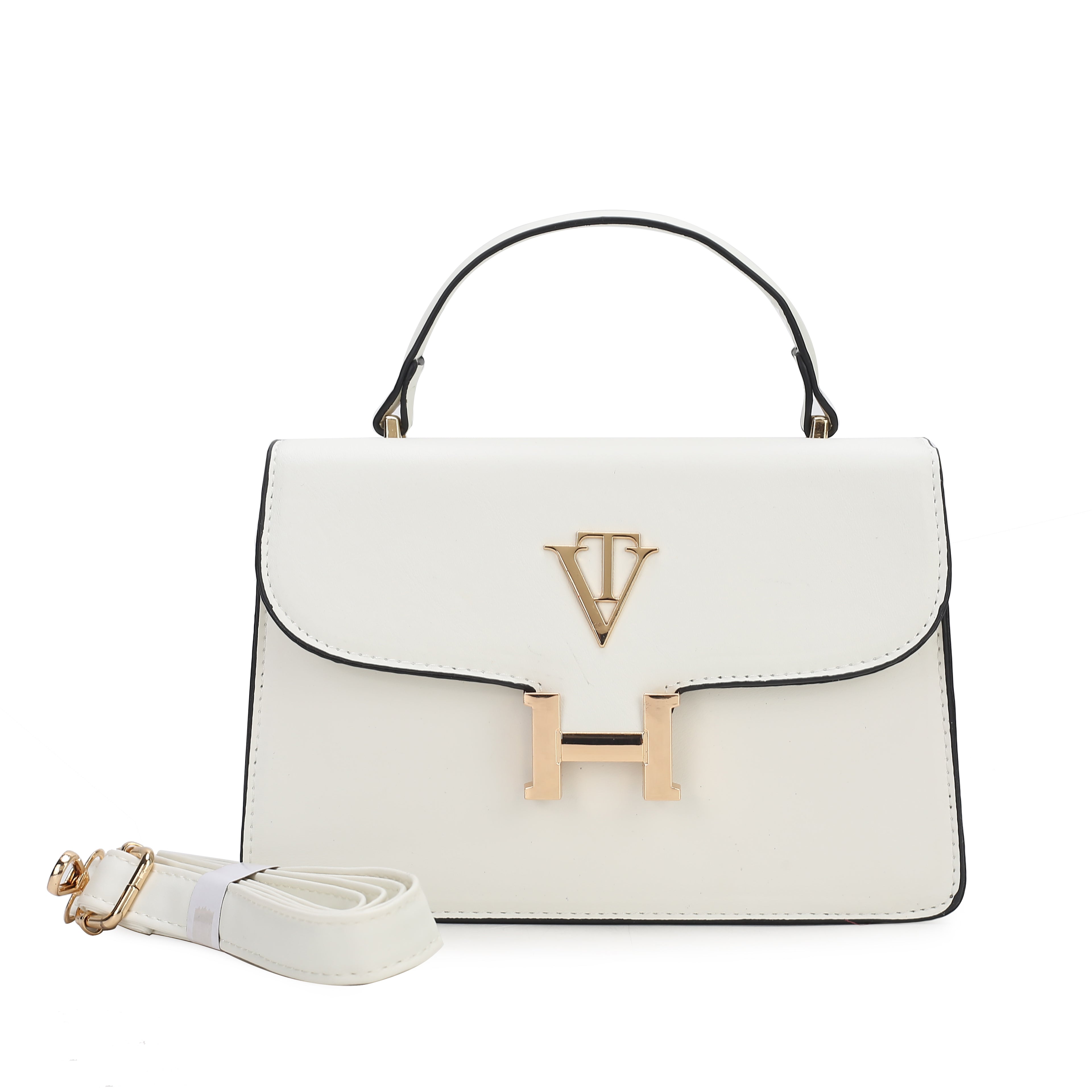 Venutti Classic H-Lock Flap Bag