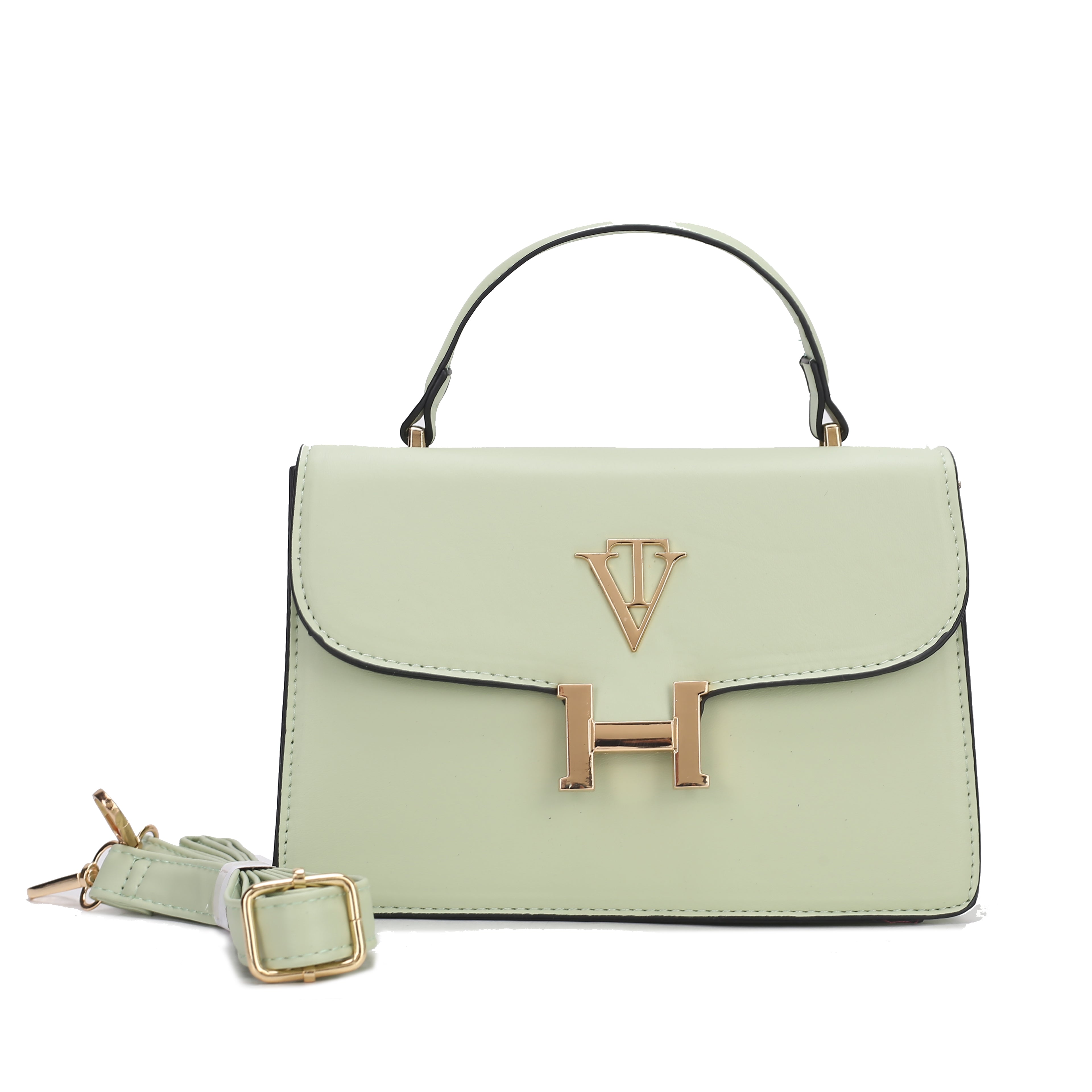 Venutti Classic H-Lock Flap Bag