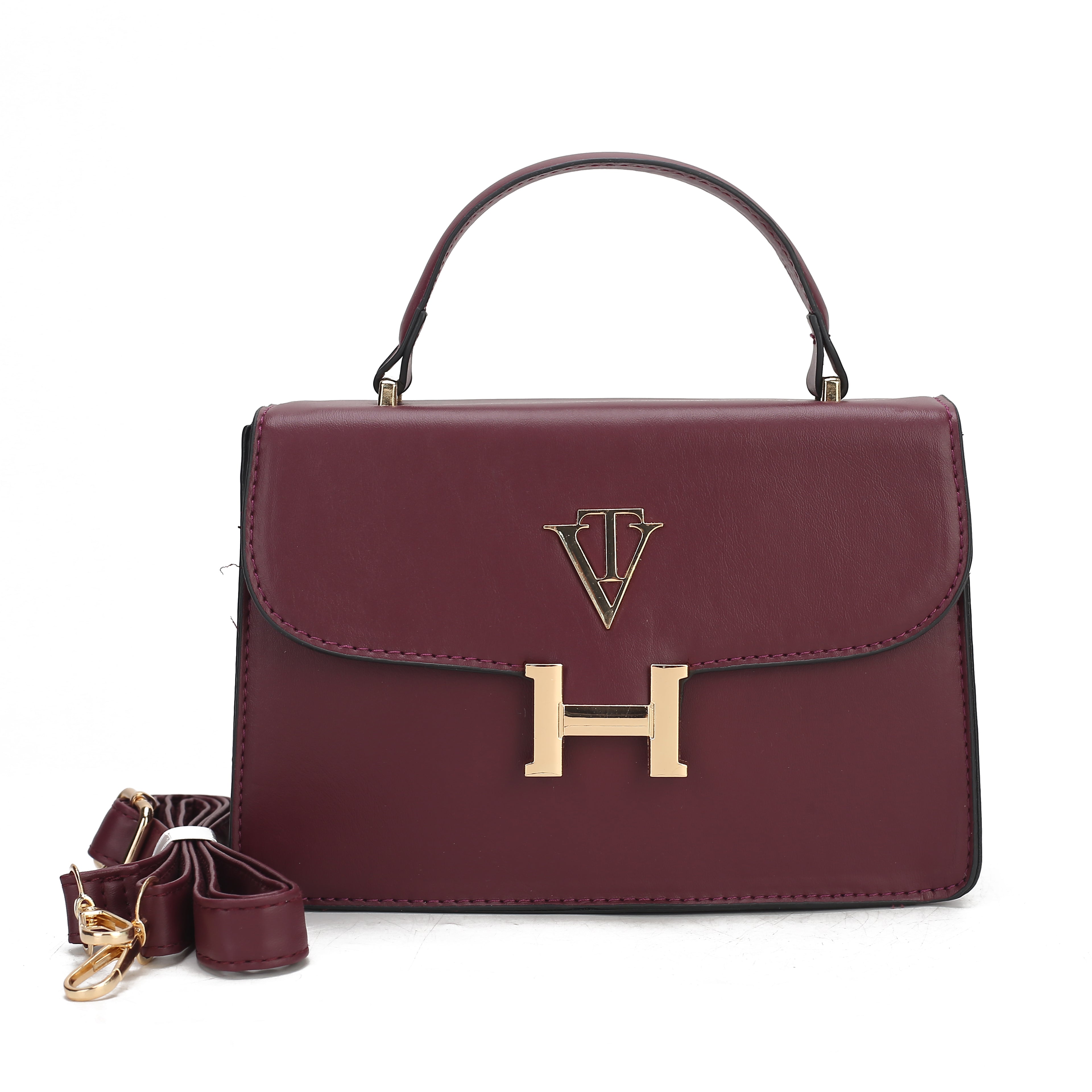 Venutti Classic H-Lock Flap Bag