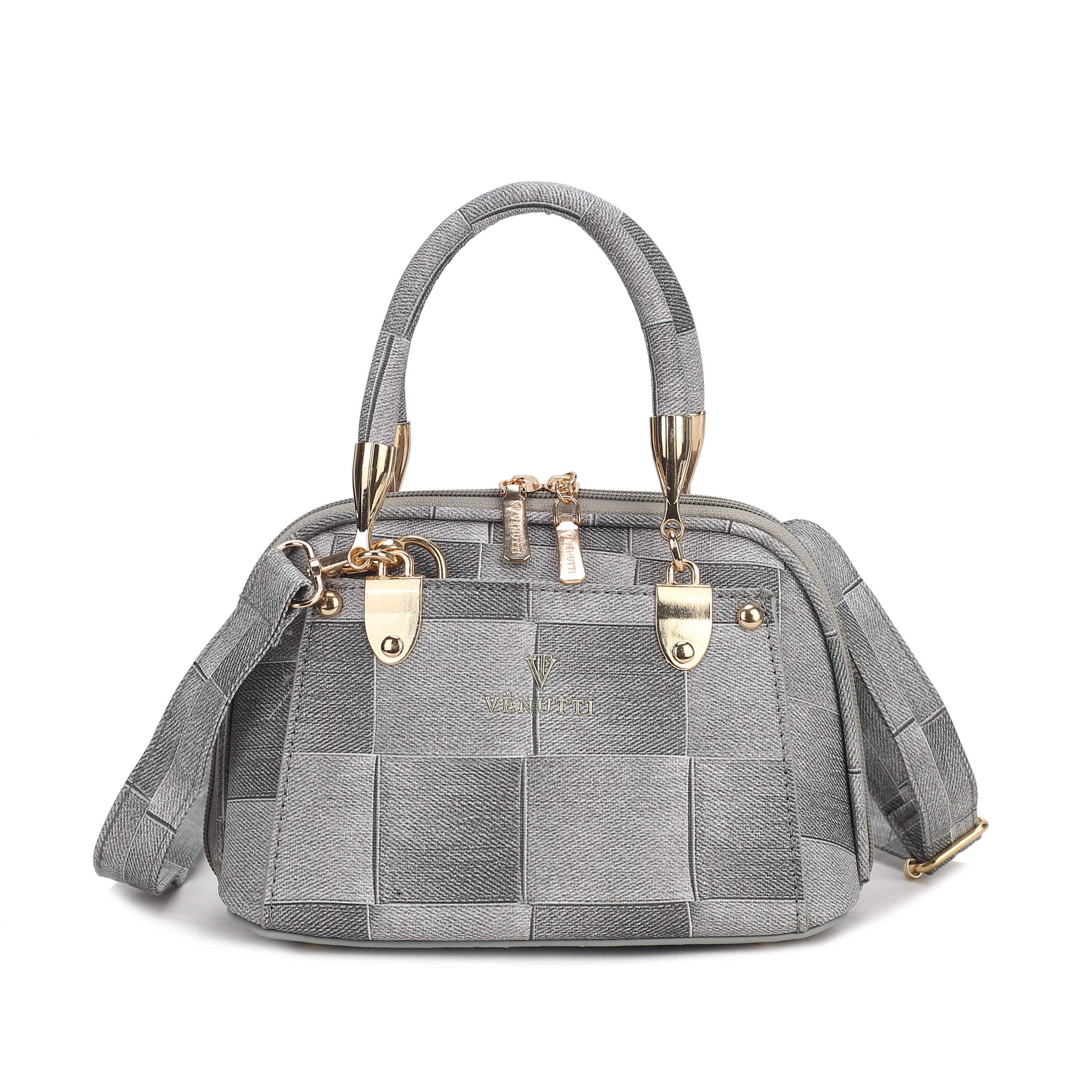 Denim Luxe Satchel