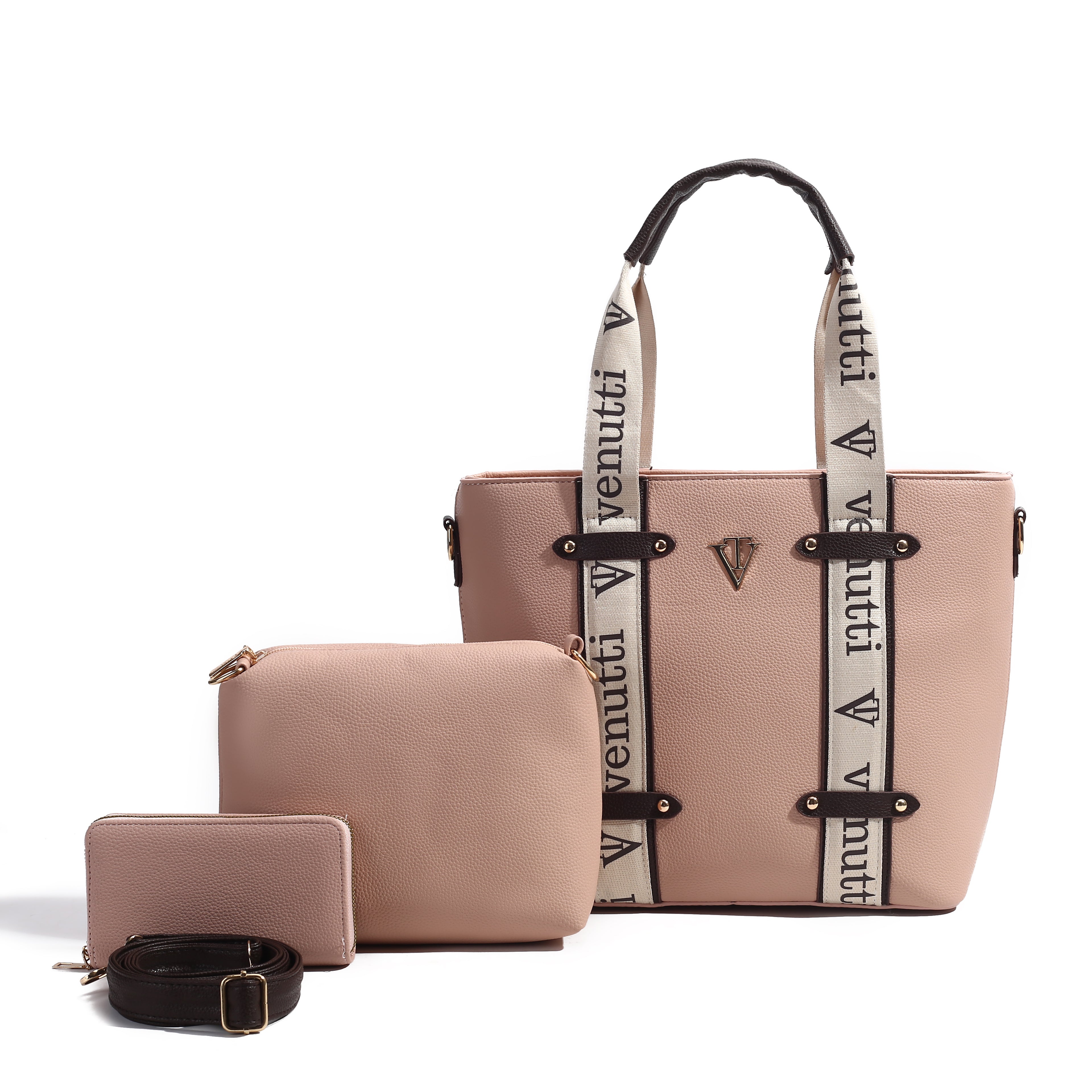 Signature Strap 3-Piece Tote Set