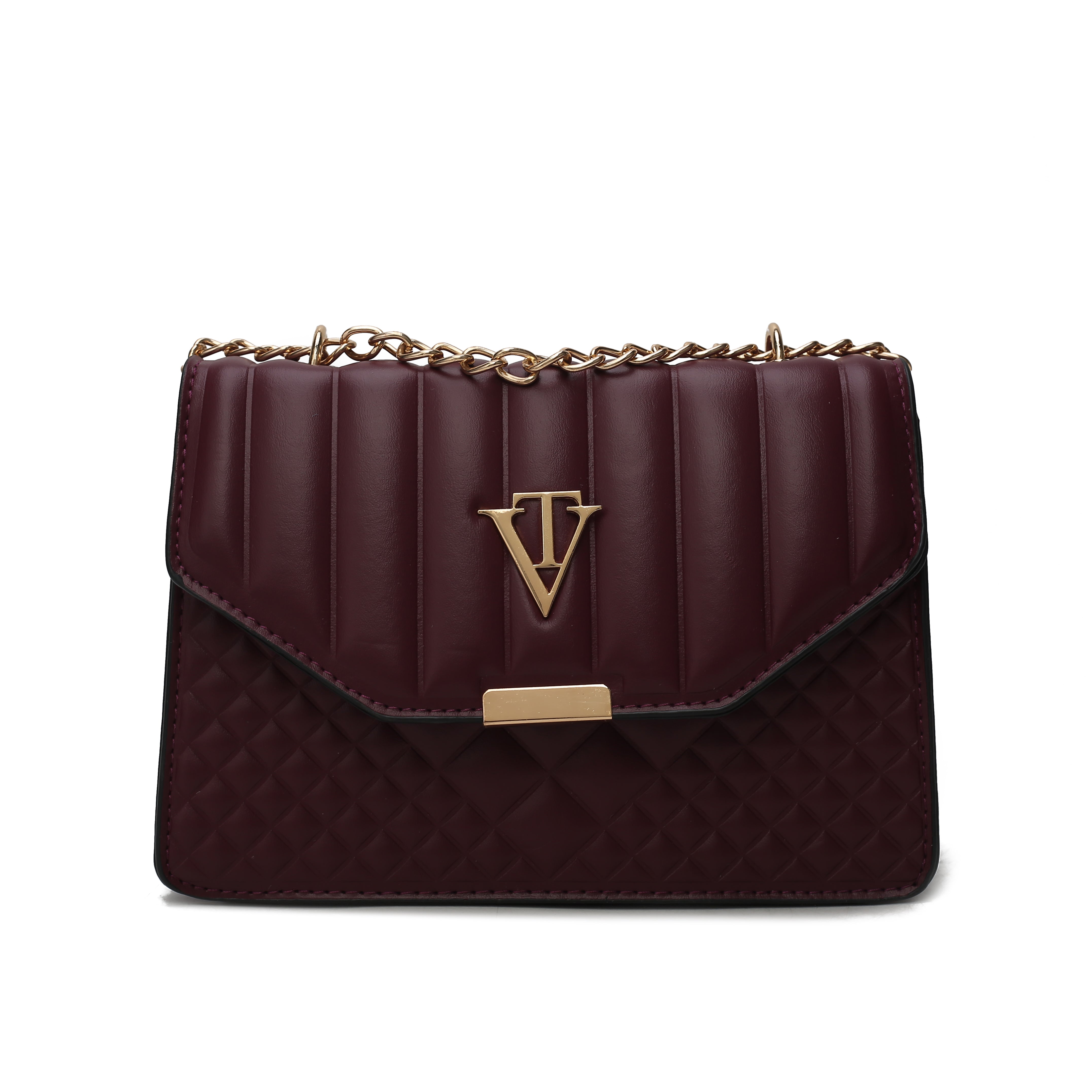 Venutti Dual Quilted Flap Bag