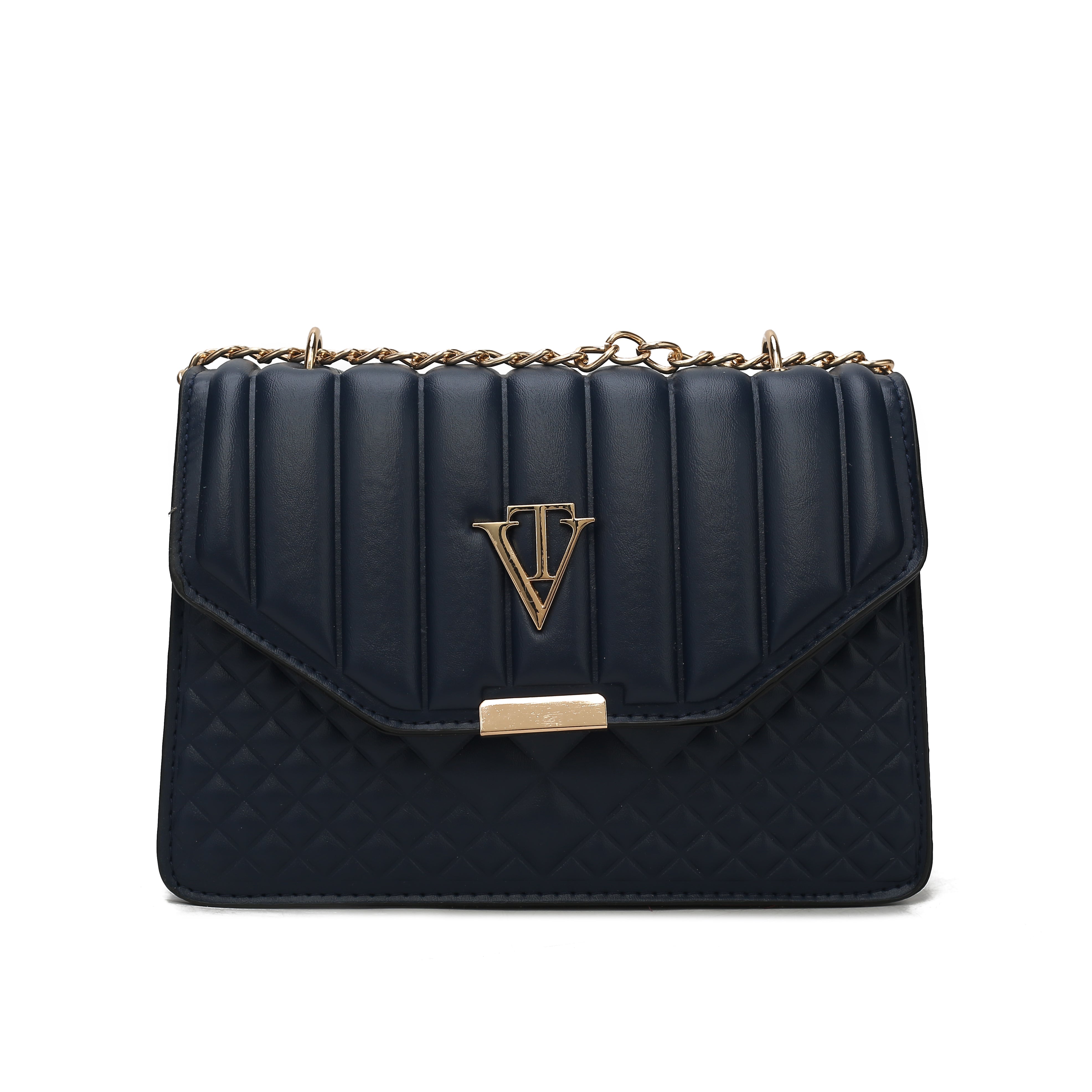 Venutti Dual Quilted Flap Bag