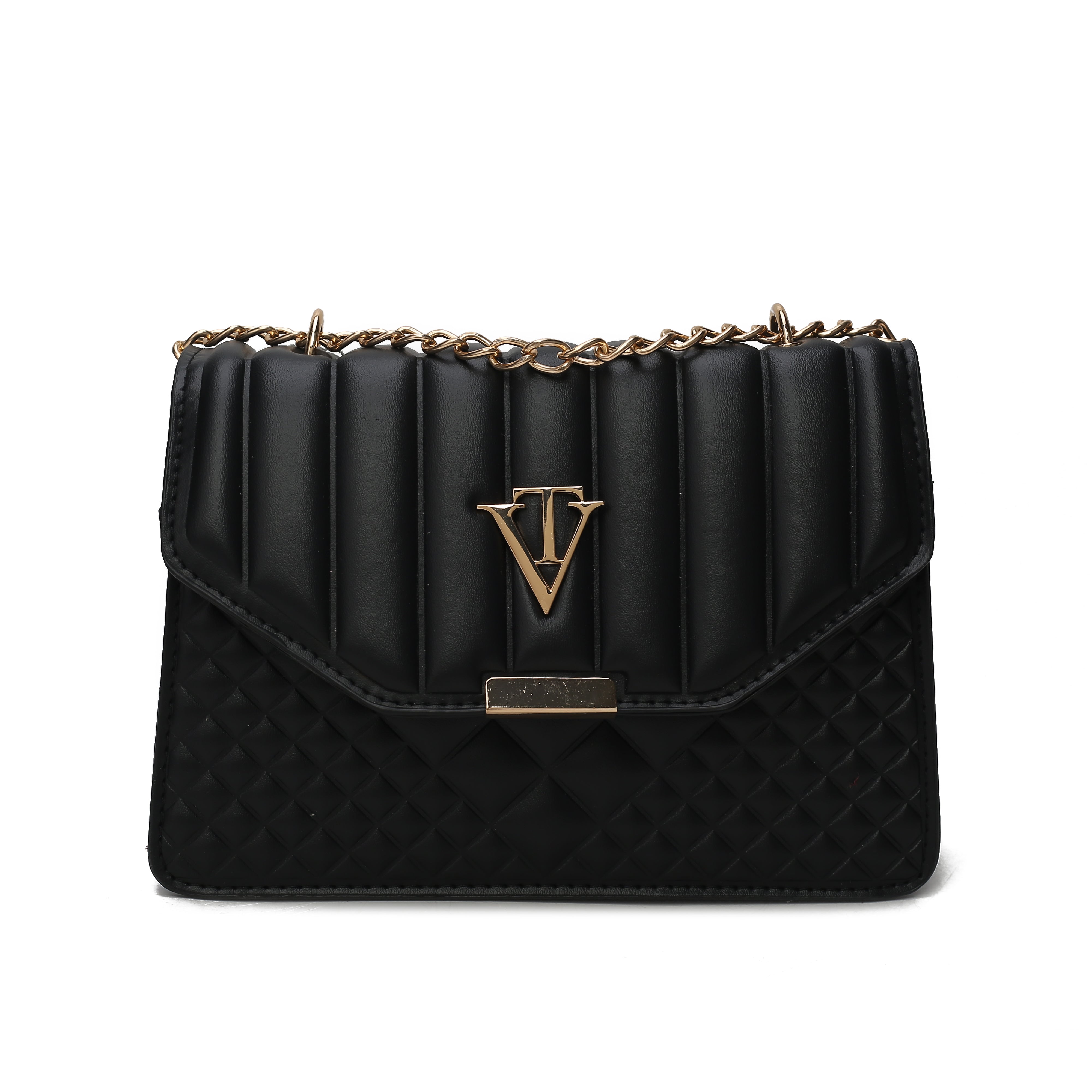 Venutti Dual Quilted Flap Bag