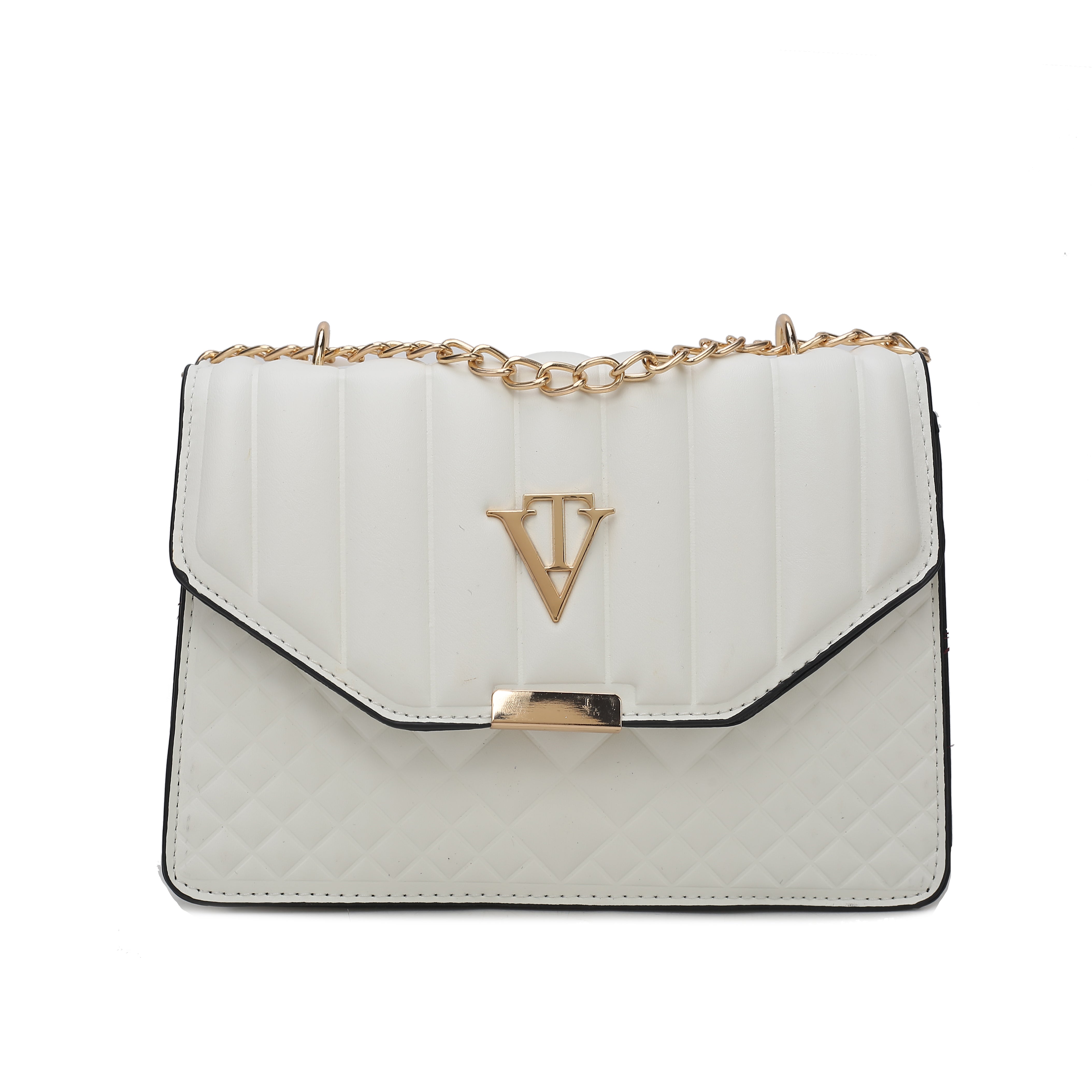 Venutti Dual Quilted Flap Bag