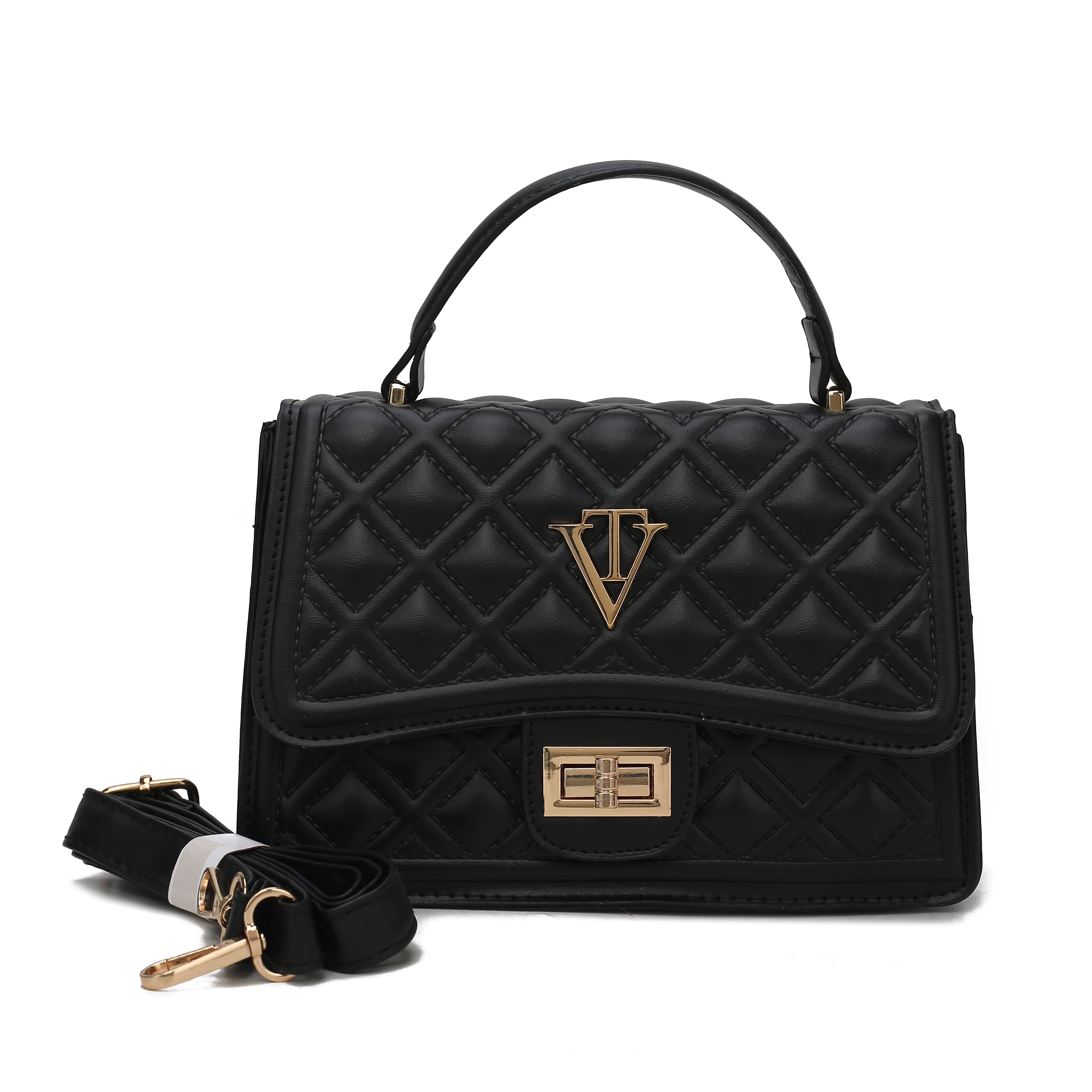 Venutti Quilted Mini Crossbody Bag