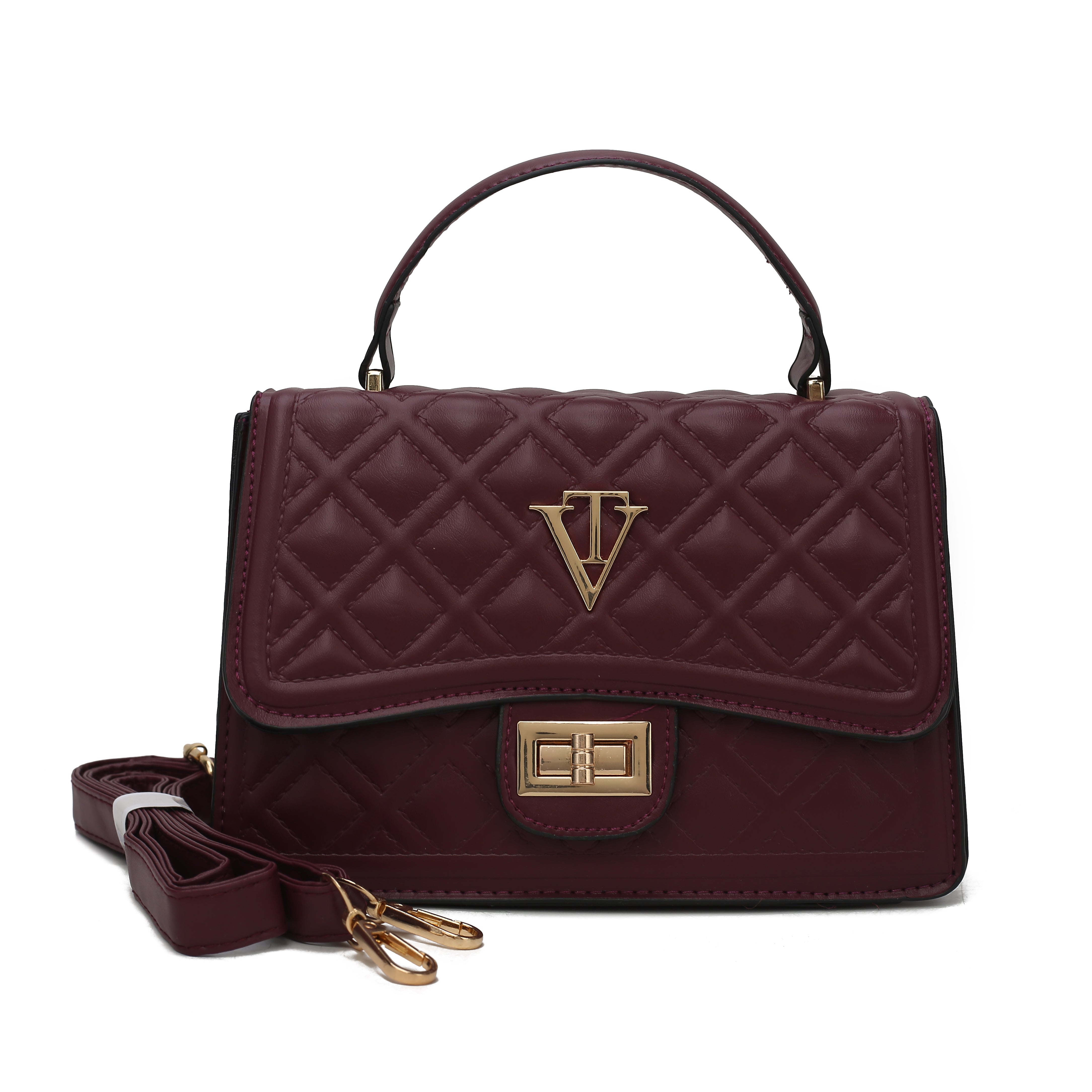 Venutti Quilted Mini Crossbody Bag