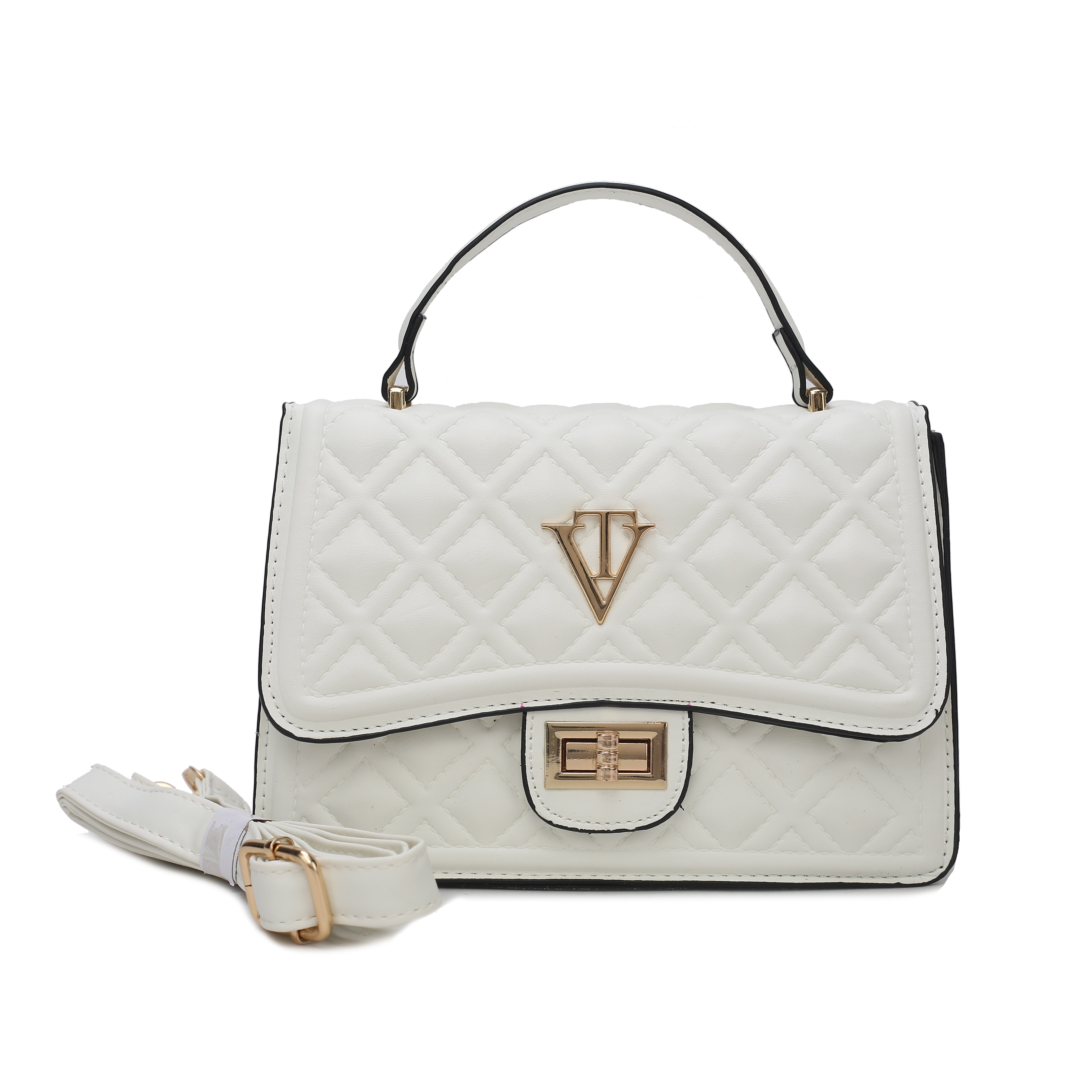 Venutti Quilted Mini Crossbody Bag