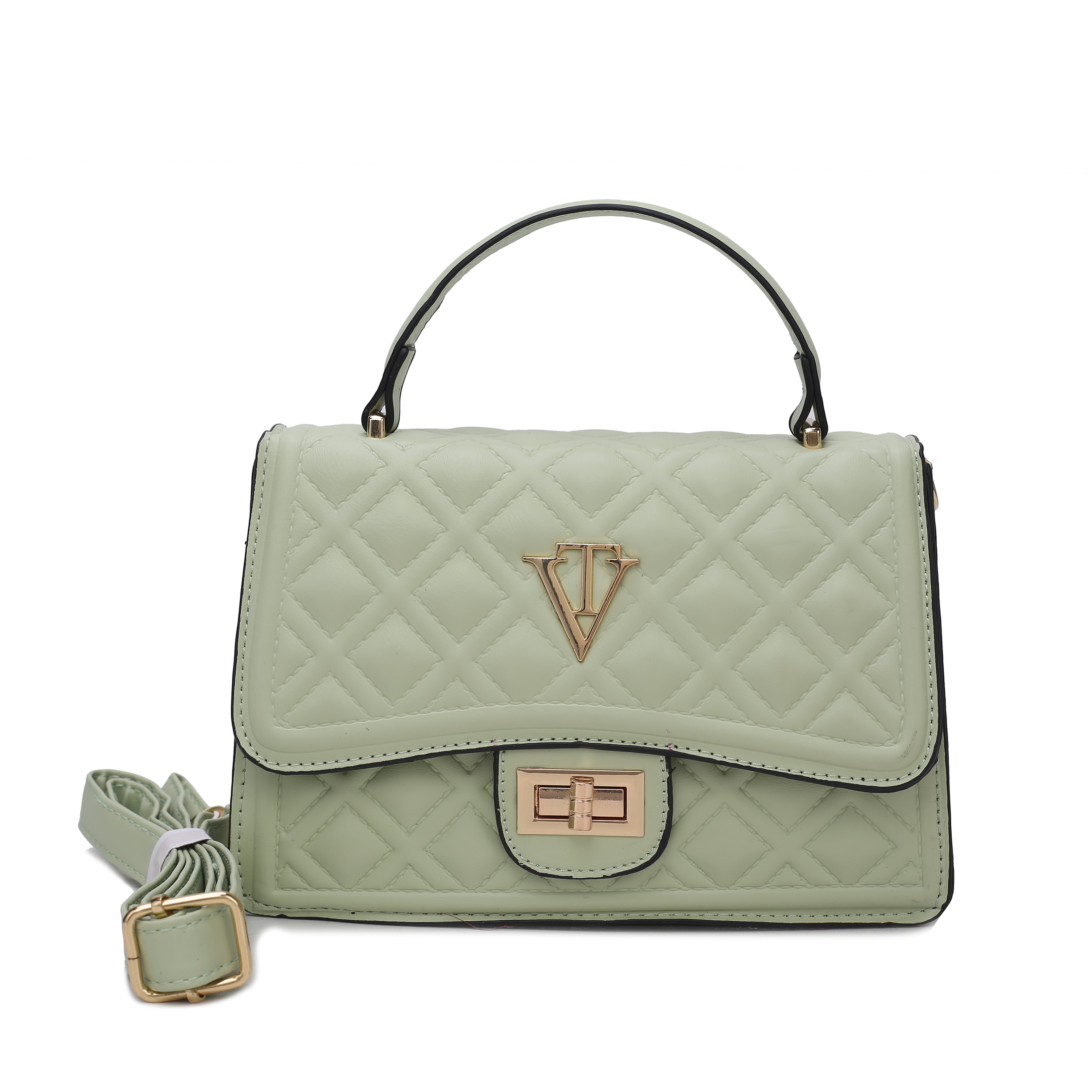 Venutti Quilted Mini Crossbody Bag