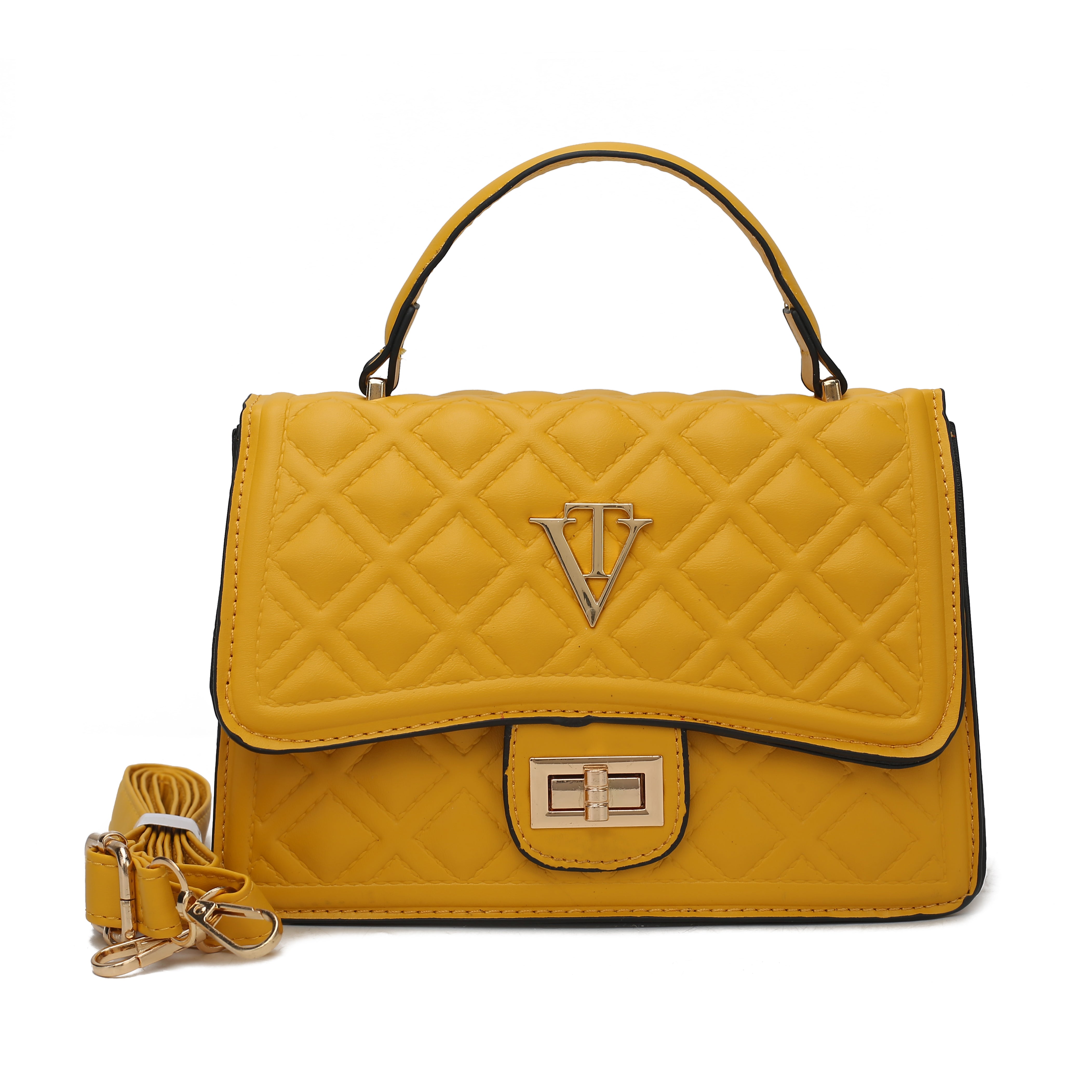 Venutti Quilted Mini Crossbody Bag