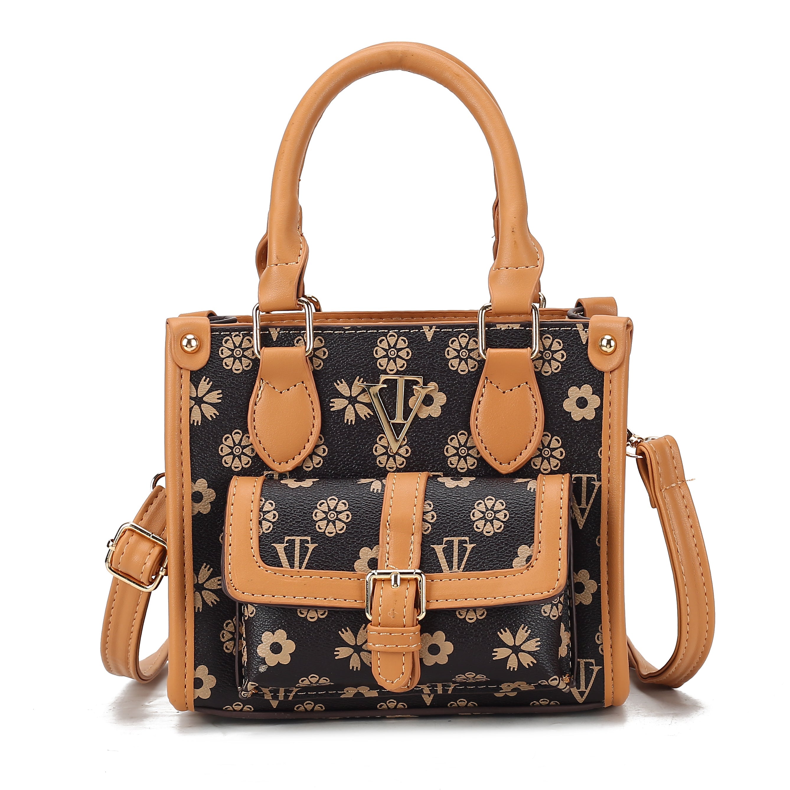 Monogram Pocket Small Tote Bag