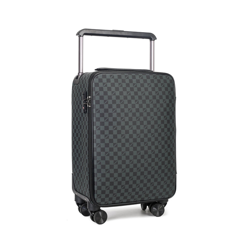 Black Signature Monogram Wide Handle Cabin Trolley