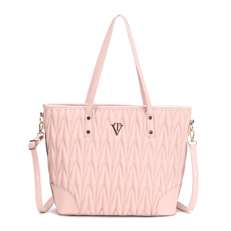 Wave Embossed Tote Bag