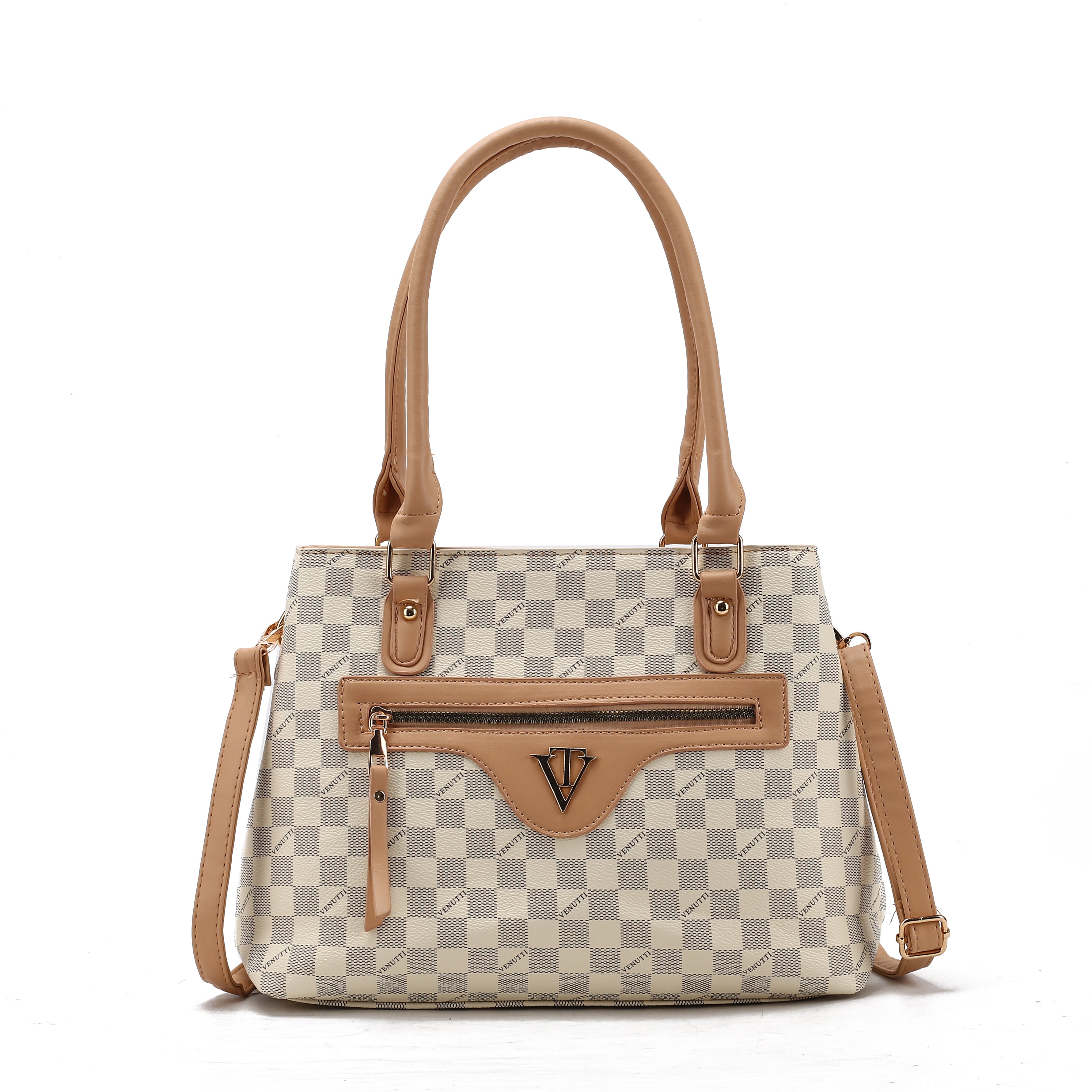 Center Zippy Monogram Handbag