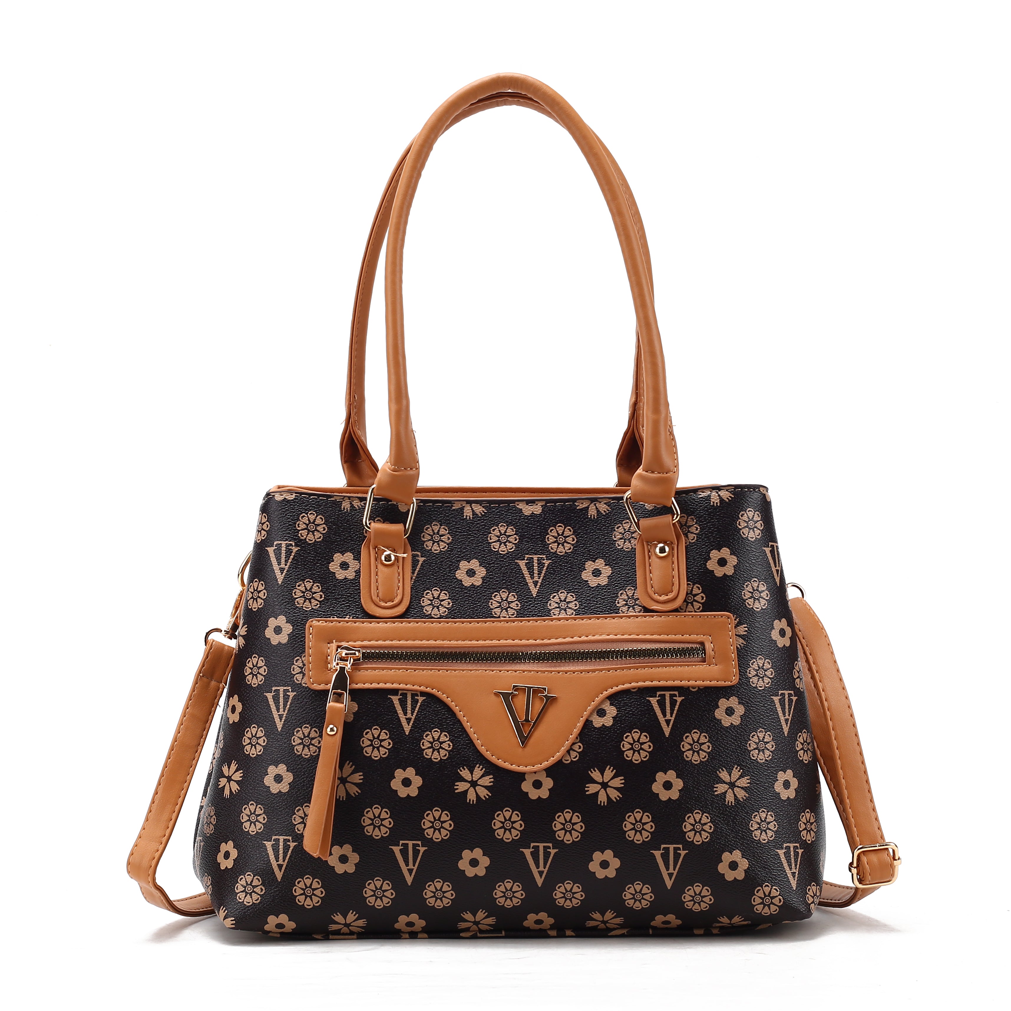 Center Zippy Monogram Handbag