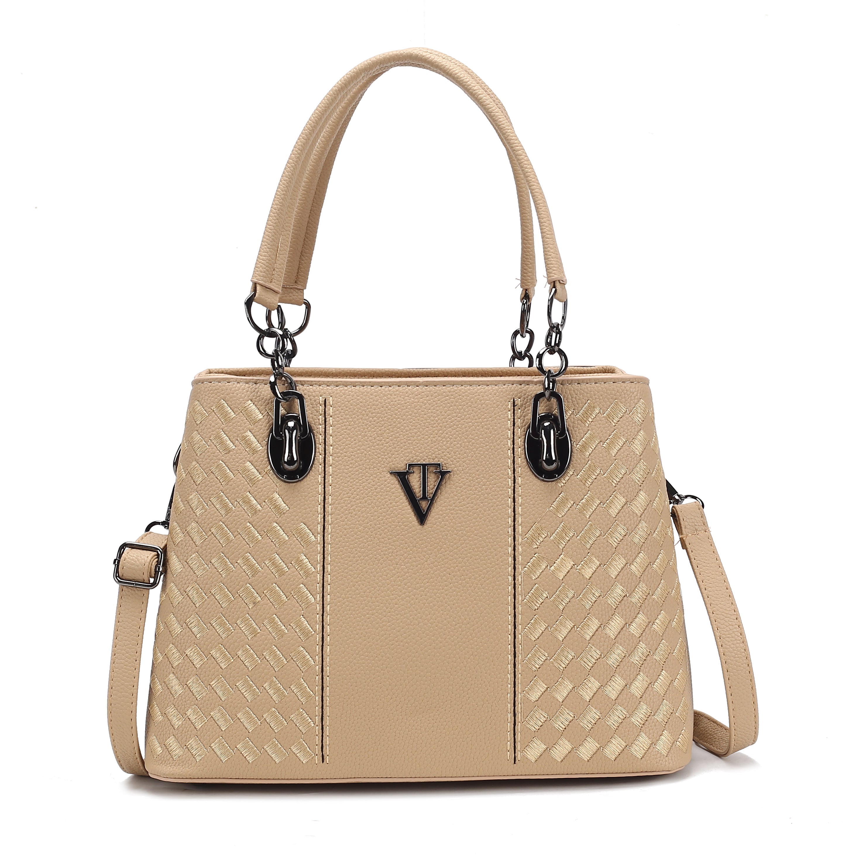 Classic Plain Double Compartment Bag