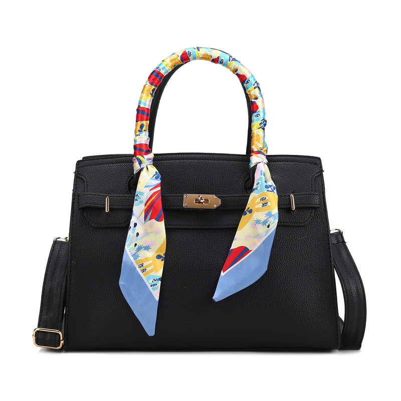 Stylish Small handbag with scarf