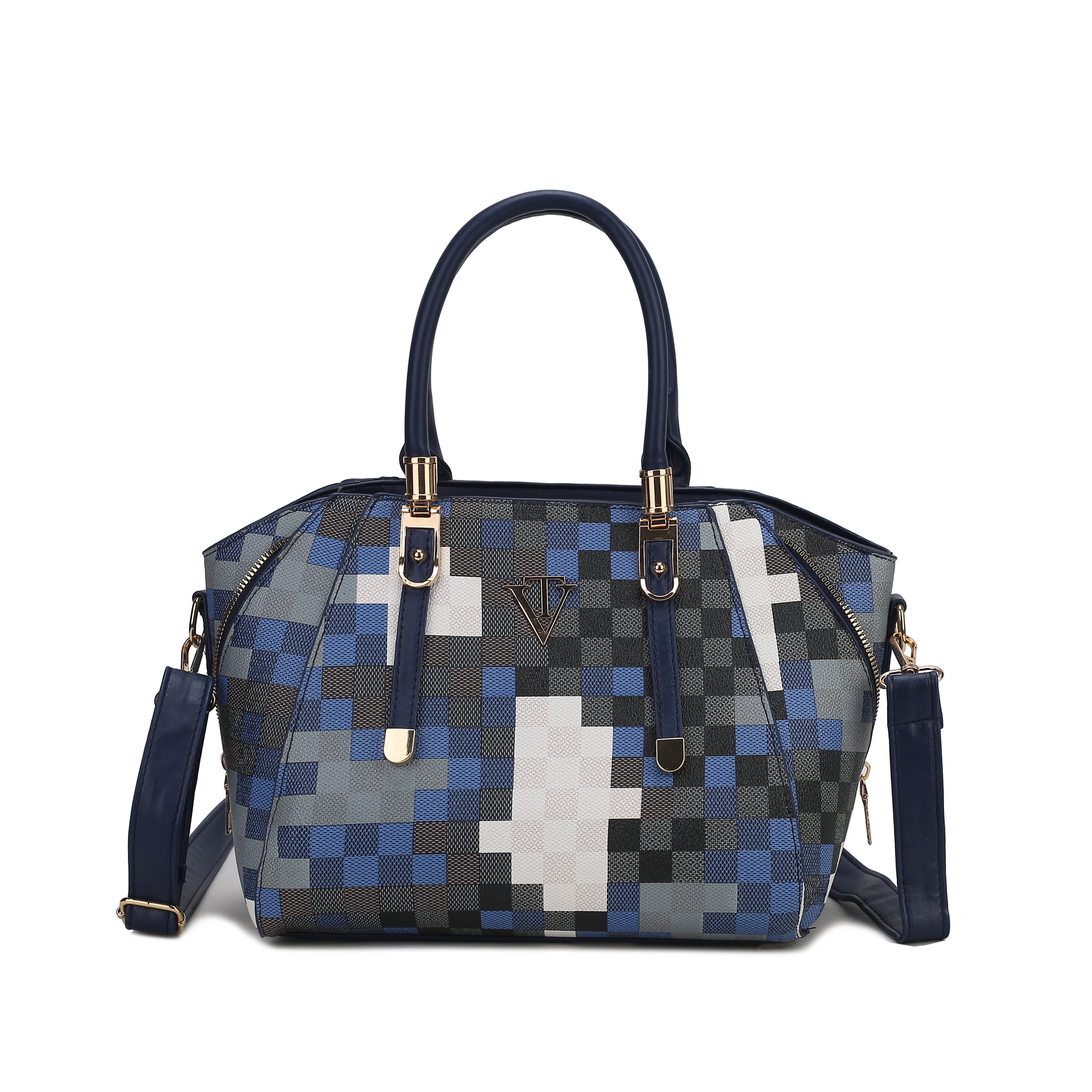 Crescent stylish Camo Print Handbag