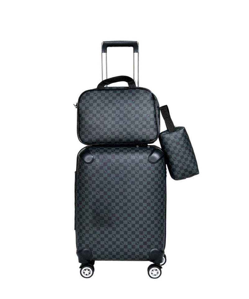 Black Cabin 2 pcs Checker Monogram