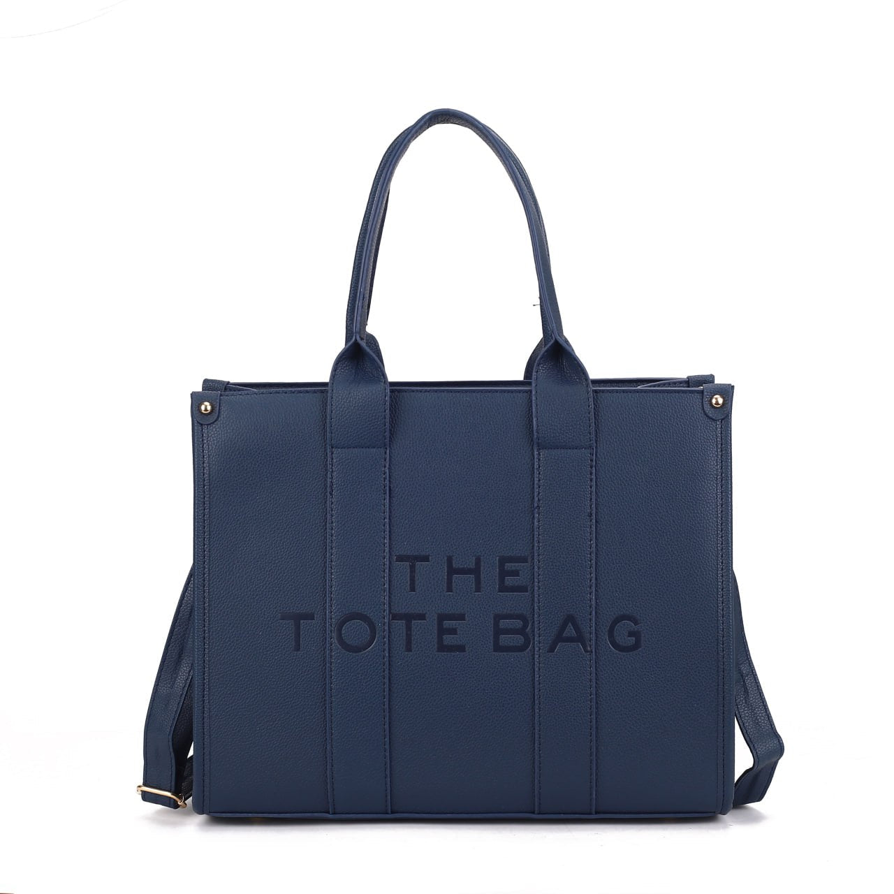 LARGE EMBOSSED THE TOTE BAG